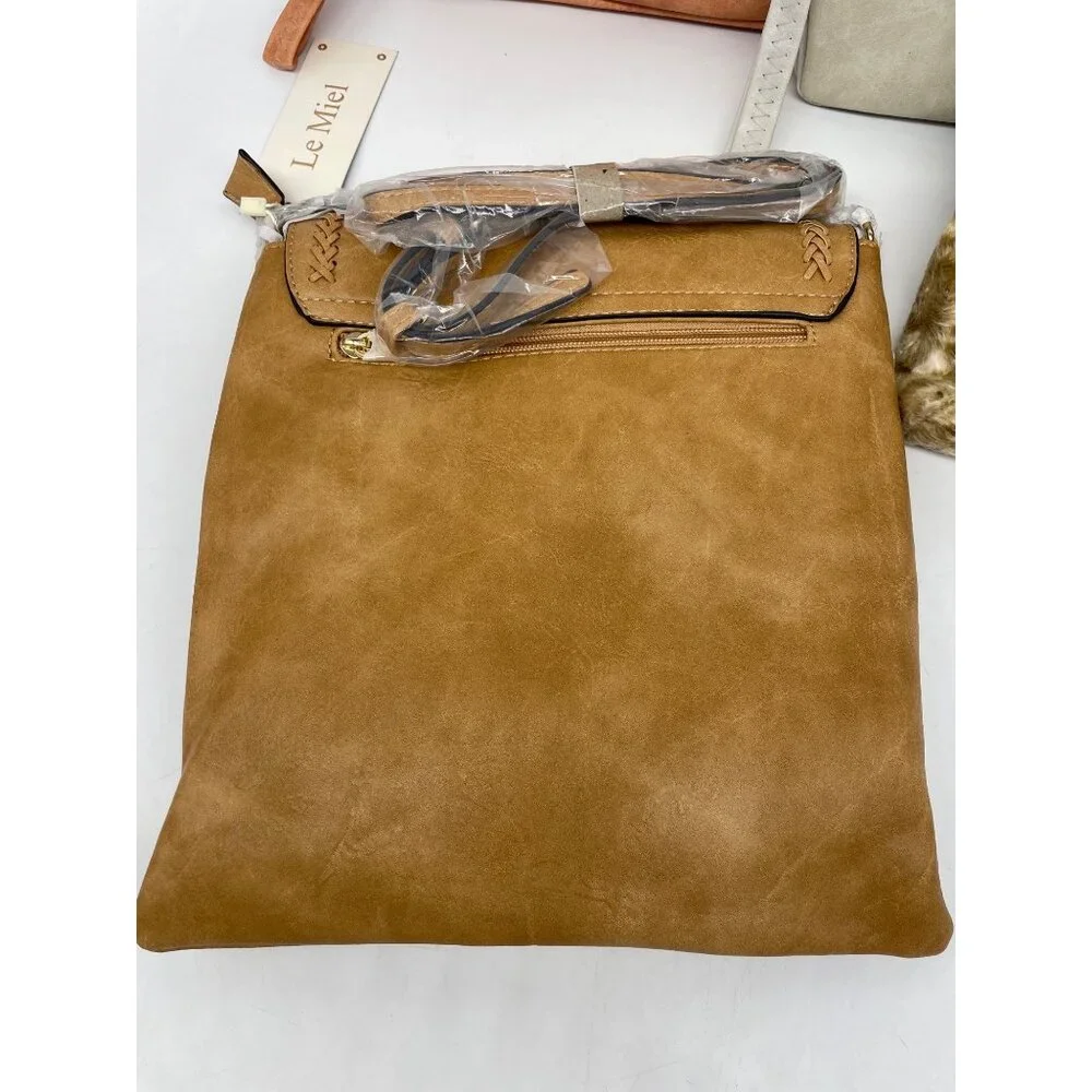 Handbag Collection Multiple Styles & Colors Clutch Cross Body Neutral Colors Veg - Picture 3 of 14